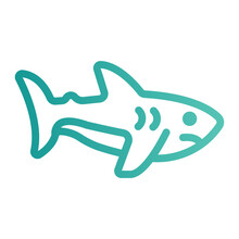 Shark Gradient Icon