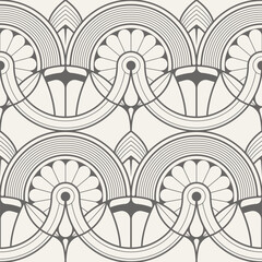 Sticker - Vector retro geometric tiles pattern