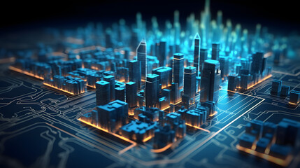 Poster - system of digitalization processor with smart city.power and hardware management.communication of da