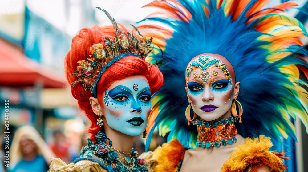 Colours Drag CSD LGBTQ Pride Parade, where Rainbow Colours dominate the scene all in ...