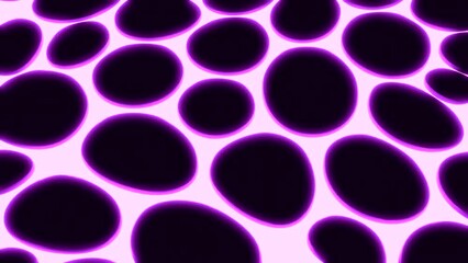 Aufkleber - Neon surface with black circles. Design. Bright neon surface with black holes. Black holes on neon surface in abstract background
