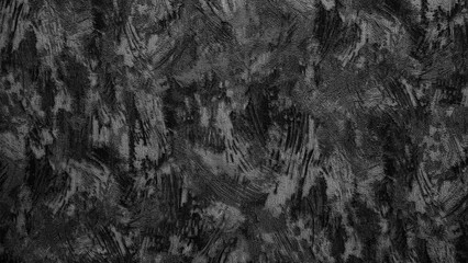 Poster - Abstract Black wall texture for pattern background. wide panorama picture. Black wall texture rough background dark concrete floor or old grunge background with black