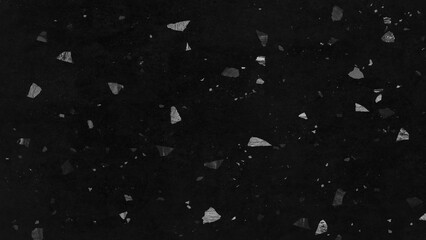 Poster - Abstract Black wall texture for pattern background. wide panorama picture. Black wall texture rough background dark concrete floor or old grunge background with black