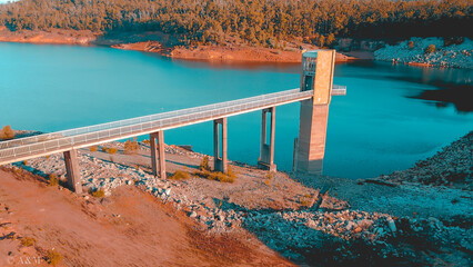 Wall Mural - Beautiful view of the Serpentine Dam in Perth, Western Australia.