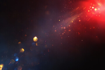 Blurred refraction light, bokeh or organic flare overlay effect