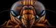 © artemstepanov - Insect Head Macro Photo, Cockroach Close-Up, Abstract AI Generative Illustration