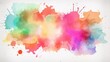 © RocknRoller Studios - Stylish Design Texture Banner. Abstract Multicolored Painting. Generative AI.