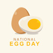 © Nacht28 - National egg day vector illustration for celebration