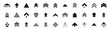 Set of swipe up arrow icons. Graphic vector elements for web, applications, infographics, social media. 