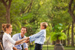 © KOTO - Family playing together in park