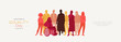© Stafeeva - Women's Equality Day banner. Modern design. Banner with place for text.