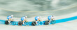 © KOTO - Track cycling team racing in velodrome