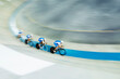 © KOTO - Track cycling team racing in velodrome