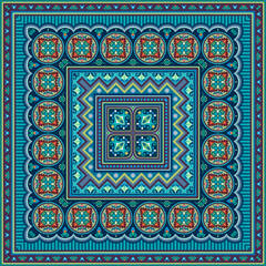  Vector abstract decorative ethnic ornamental illustration