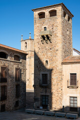 Sticker - Plaza De San Jorge in Caceres Spain