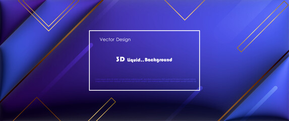 Wall Mural - vector, illustration abstract element with dynamic shape, gradient color, 3d rendering background. m