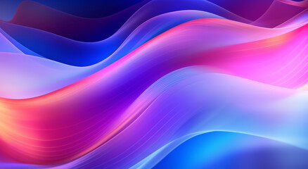 Wall Mural - abstract neon glow background. generative ai