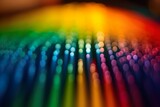 Fototapeta  - Regenbogen Hintergrund, Design Abstrakt, Bunt, Farben, generative AI
