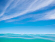 Blue clouds and waves image good for use as a background 17