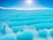 Blue clouds and waves image good for use as a background 13
