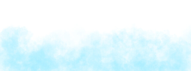 Poster - Realistic blue cloud or smoke. Blue fog or smoke on transparent background. PNG image	
