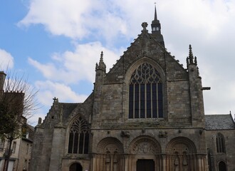 Poster - saint cathedral in Dinan