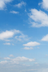 Wall Mural - blue sky with white clouds background