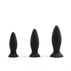 Butt Plug Sex Toys Isolated On White Background