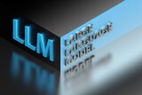 Fototapeta Do przedpokoju - LLM - The New Era of Language Technology - 3D RENDER