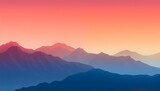 Fototapeta Na sufit - sunrise in mountains - Generative AI art