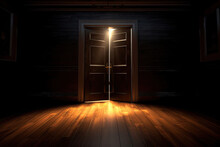 The Light Shining Behind A Closed Doors, Generative AI