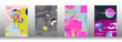 © niko180180 - Future futuristic template with abstract forms for banner design, poster, booklet, report, journal.