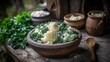 Irish Colcannon in a Countryside Cottage