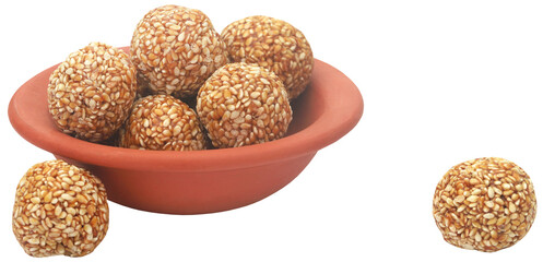 Poster - Sesame caramel laddu