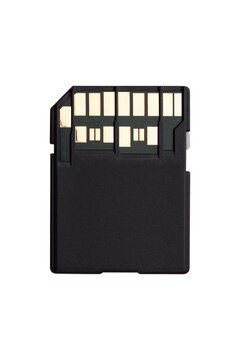 Memory Card, SD Card and Card for camera Isolated on White Background.
