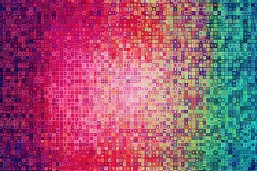 Sticker - vibrant and dynamic square pattern background Generative AI