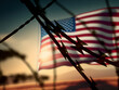 © studio v-zwoelf - America, border and barbed wire