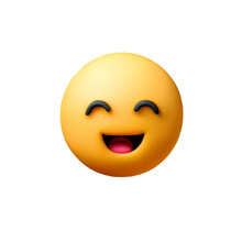 3d Happy Emoji Icon