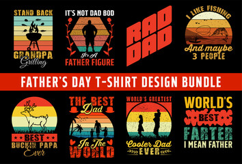 Retro Vintage Father's Day t Shirt Design Bundle,Vintage Father's Day shirts bundle,happy father's day t shirt,