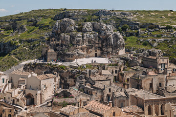 Wall Mural - MATERA / ITALY - MAY 2023: wonderful view over the ancient town.