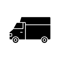 Wall Mural - Truck vector icon. Lorry illustration sign. Autotruck symbol or logo.