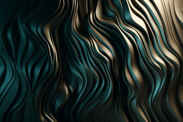 Poster - Home wall wave decor. Generate Ai
