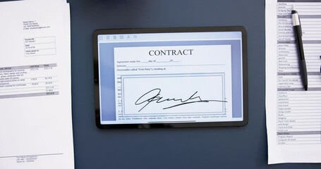 Poster - Contract E Signature