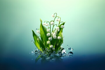 Wall Mural - Amazing and attractive flower generated by AI