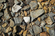 Big stones in the steppe. Natural stones. Natural background