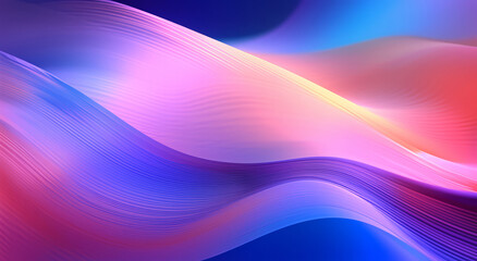 Wall Mural - abstract neon glow background. generative ai
