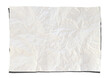 © aopsan - Wrinkled White paper isolated with clipping path for mockup