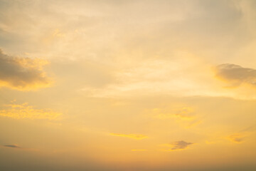 Wall Mural - beautiful sunset sky with clouds