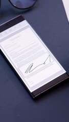 Poster - Digital Signature On Contract Document Online