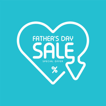 Happy Father’s Day lettering stock vector illustration 